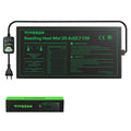 Vivosun Anzucht-Heizmatte mit digitalem Dual-Display-Thermostat, 25x53 cm schwarze Wärmematte für die Keimung von Samen