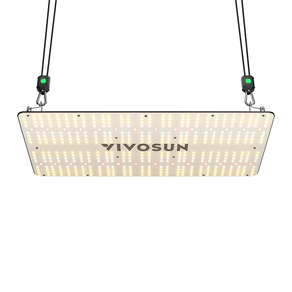 Vivosun VS2000 Vollspektrum LED Pflanzenlampe Lichtpanel 200W, hohe PPFD & geringe Wärmeentwicklung, 90 x 90cm Abdeckfläche