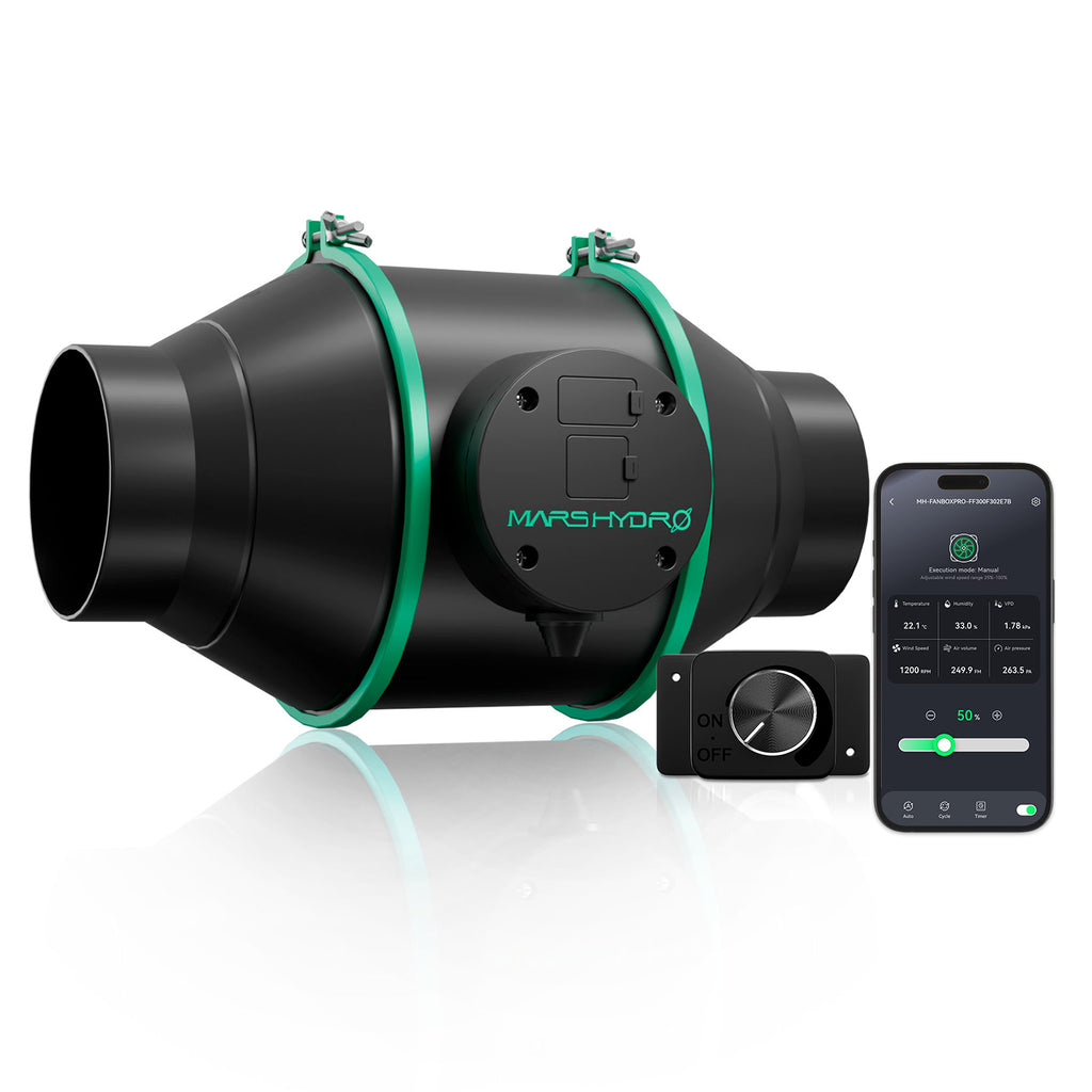 2025 Mars Hydro iFresh 4″ (100 mm) Smart Inline-Kanalventilator