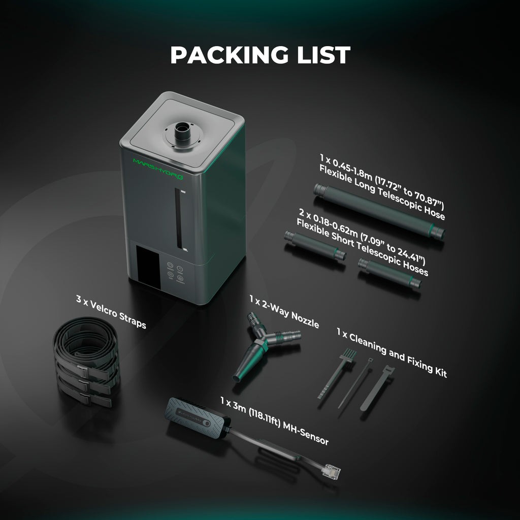 Mars Hydro 6L Indoor Cool Mist Luftbefeuchter für Pflanzen mit RJ12 für Smart Control