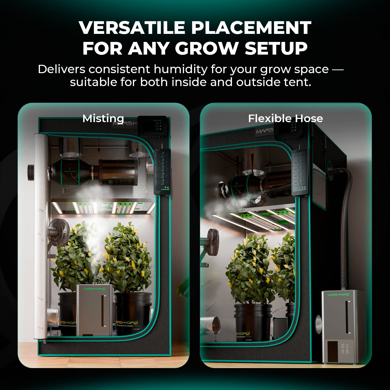 Mars Hydro 6L Indoor Cool Mist Luftbefeuchter für Pflanzen mit RJ12 für Smart Control