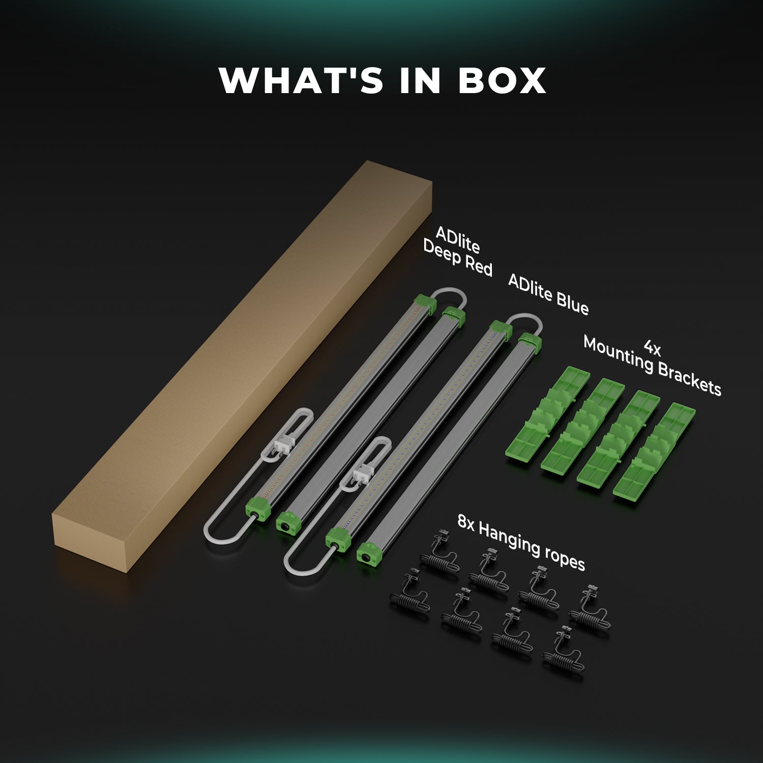 2025 Mars Hydro ADlite Tiefrot 55 + Blau 55 Ergänzende LED-Wachstumslichtleisten-Kombi