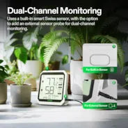 Vivosun AeroLab THB1S Bluetooth Hygrometer Thermometer, mit externer Sensorsonde inkl.