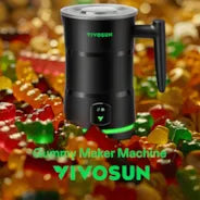 Vivosun Automatische Süßigkeitenmaschine mit Öl-Infusionsmischer & Silikonformen für Party-Treats