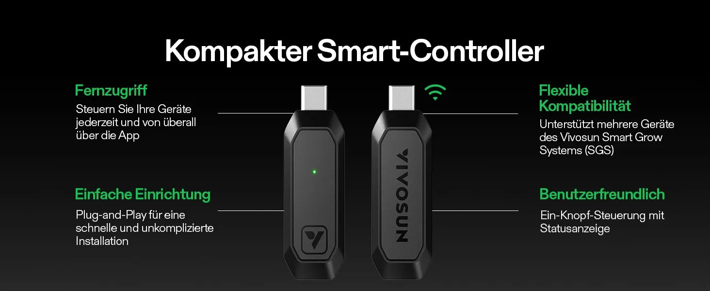 Vivosun AeroLight A100SE Vollspektrum LED Pflanzenlampe 100W, mit Integriertem Zirkulationsventilator & GrowHub E25, Kompatibel mit App, 60 x 60 cm Abdeckfläche