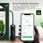 Vivosun AeroStream H19 Smarter Luftbefeuchter 19L mit Temperatur- und Feuchtigkeitssonde, für Growbox