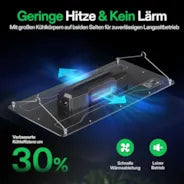 Vivosun VS2000 Vollspektrum LED Pflanzenlampe Lichtpanel 200W, hohe PPFD & geringe Wärmeentwicklung, 90 x 90cm Abdeckfläche