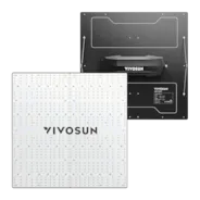 Vivosun VS4000 Vollspektrum LED Pflanzenlampe Lichtpanel 400W, hohe PPFD & geringe Wärmeentwicklung, 120 x 120 cm Abdeckfläche