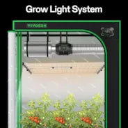 Vivosun VSFL6450 Vollspektrum LED Pflanzenlampe Lichtbalken 645W, faltbares Design mit 6 Dimmoptionen, 150 x 150 cm Abdeckfläche