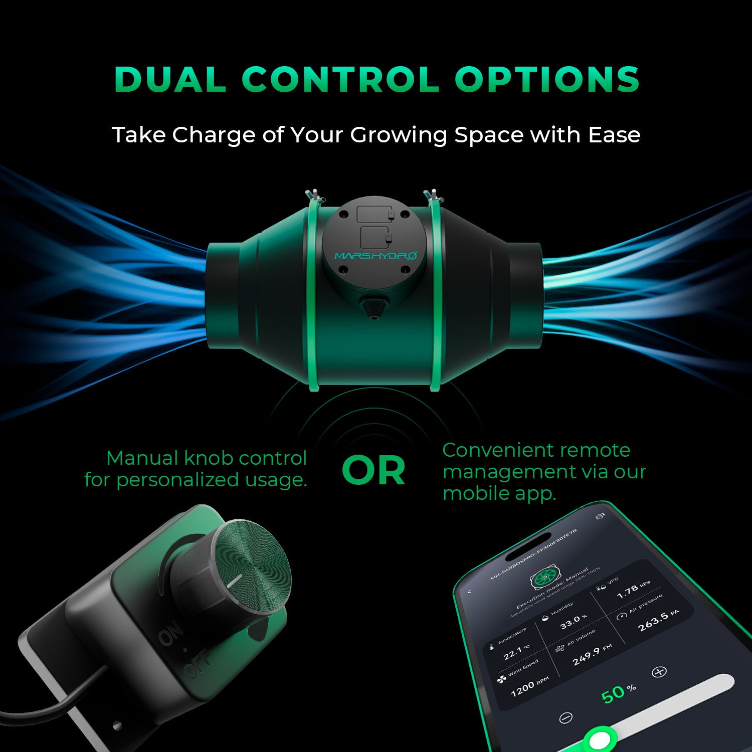 Easy Start Bundle – 2025 Mars Hydro 4″ (100 mm) iFresh Komplett-Lüfter-Kit (Vorbestellung vor dem 10. November)