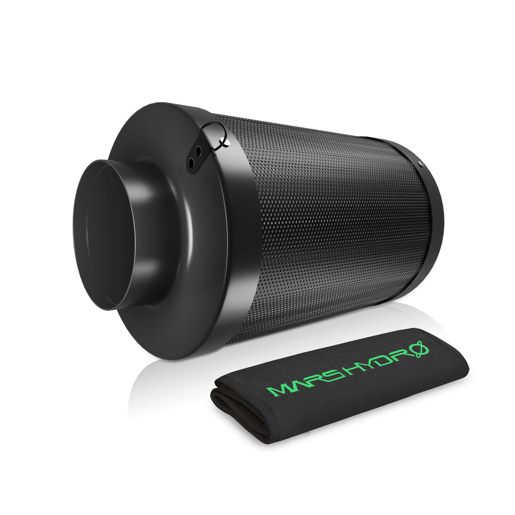 Mars Hydro 4″ (100 mm) nachfüllbarer Inline-Luft-Kohlefilter zur Geruchskontrolle