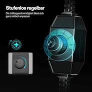 Vivosun R8 Rohrventilator 20 cm, mit variablem Drehzahlregler für die Growbox-Belüftung