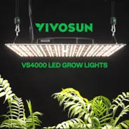 Vivosun VS4000 Vollspektrum LED Pflanzenlampe Lichtpanel 400W, hohe PPFD & geringe Wärmeentwicklung, 120 x 120 cm Abdeckfläche