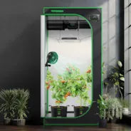 Vivosun Growbox 90x50x160cm S326, für 1-2 Pflanzen, 600D lichtdichtes Oxford-Gewebe, für den Indoor-Pflanzenanbau