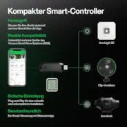 Vivosun AeroLight A100SE Vollspektrum LED Pflanzenlampe 100W, mit Integriertem Zirkulationsventilator & GrowHub E25, Kompatibel mit App, 60 x 60 cm Abdeckfläche