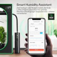 Vivosun AeroStream H09 Smarter Luftbefeuchter 9L mit Temperatur- und Luftfeuchtigkeitssonde, für Growbox