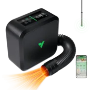 Vivosun AeroFlux Smart Growzelt-Heizung mit VPD-Steuerung, 700W PTC-Heizung mit 5 Leistungsstufen, App-Steuerung, Überhitzungs- & Kippschutz