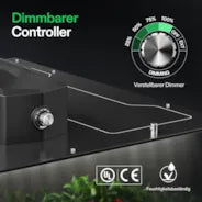 Vivosun VS4000 Vollspektrum LED Pflanzenlampe Lichtpanel 400W, hohe PPFD & geringe Wärmeentwicklung, 120 x 120 cm Abdeckfläche