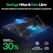 Vivosun VS3000 Vollspektrum LED Pflanzenlampe Lichtpanel 300W, hohe PPFD & geringe Wärmeentwicklung, 90 x 90 cm Abdeckfläche