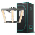 Mars Hydro FC 1500-EVO Samsung LM301H EVO 150 W LED-Wachstumslichter + 70 x 70 x 160 cm Wachstumszelt-Kits für 1–3 Pflanzen