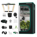Mars Hydro FC 1500-EVO Growbox Komplettset Samsung LM301H 150W LED Pflanzenlampe+80x80x160cm growbox+4″-Belüftungssystem