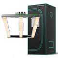 Mars Hydro Smart Dimmbare FC-E1500 Bridgelux 150W LED-Wachstumslampe + 70x70x160cm Wachstumszelt-Kombination