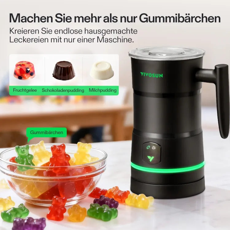 Vivosun Automatische Süßigkeitenmaschine mit Öl-Infusionsmischer & Silikonformen für Party-Treats