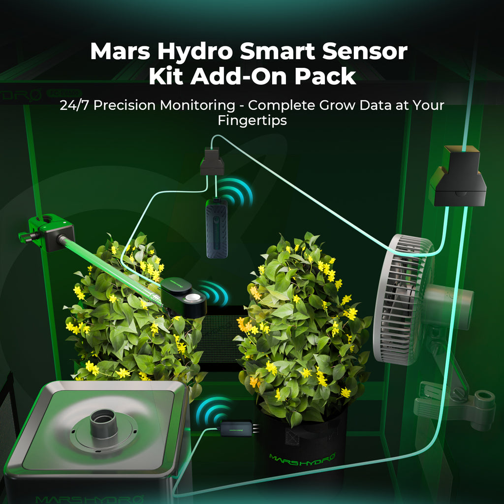 Mars Hydro Smart Sensor Kits: CO2-Sensor, PPFD-Sensor, Bodensensor (Vorbestellung, Versand um den 30. November)