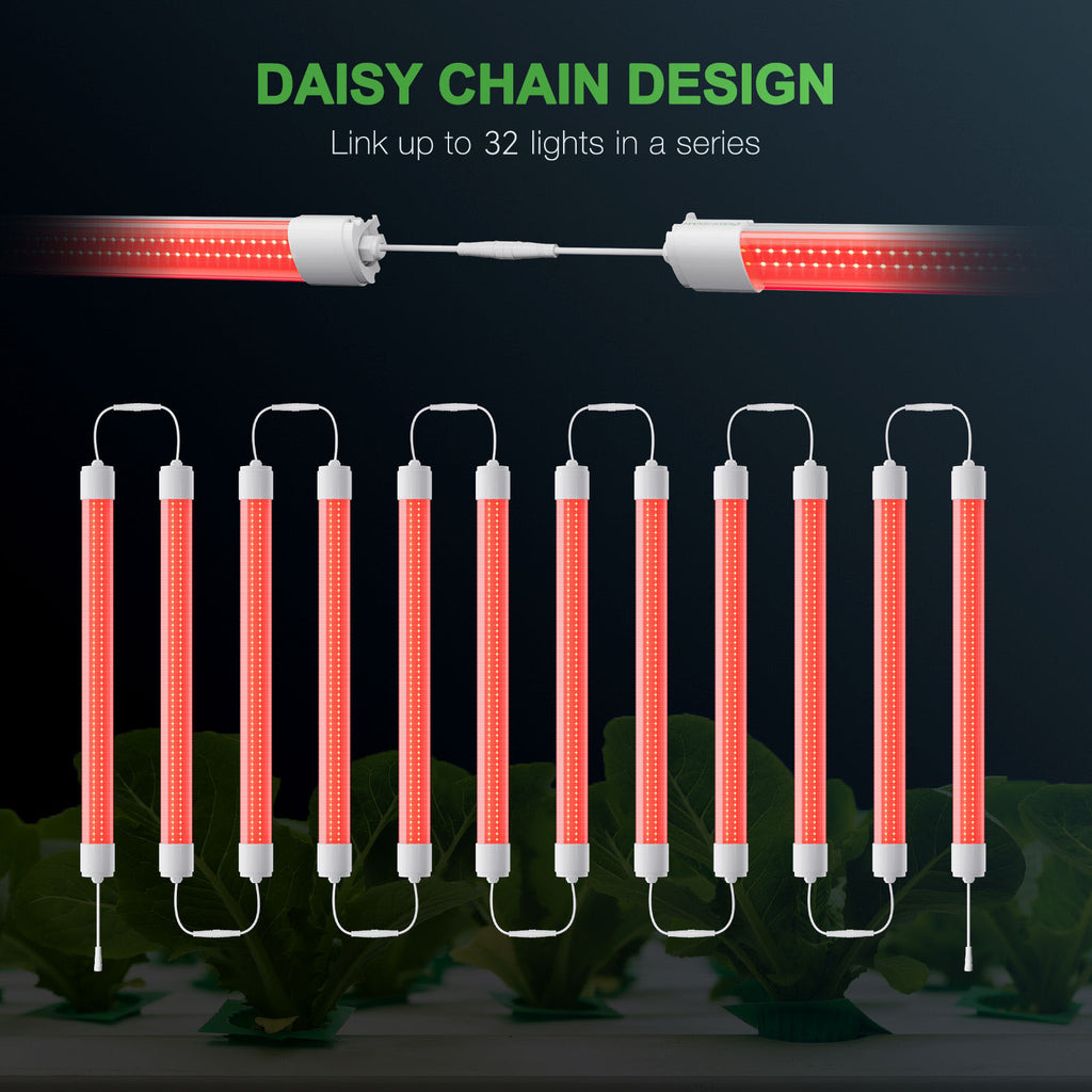 💧Wasserdicht💧 Mars Hydro VG40 Rotes LED-Wachstumslicht Zusatzspektrum 650-665nm Erweitertes Spektrum