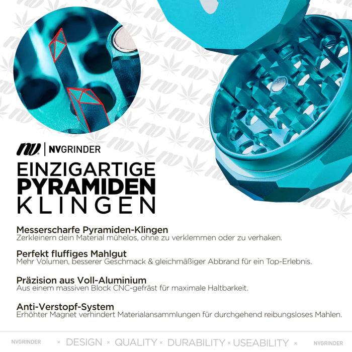 NV Pyramid Grinder - Magnetverschluss