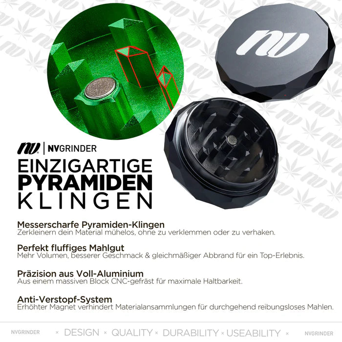 NV Pyramid Grinder - 2-teilig