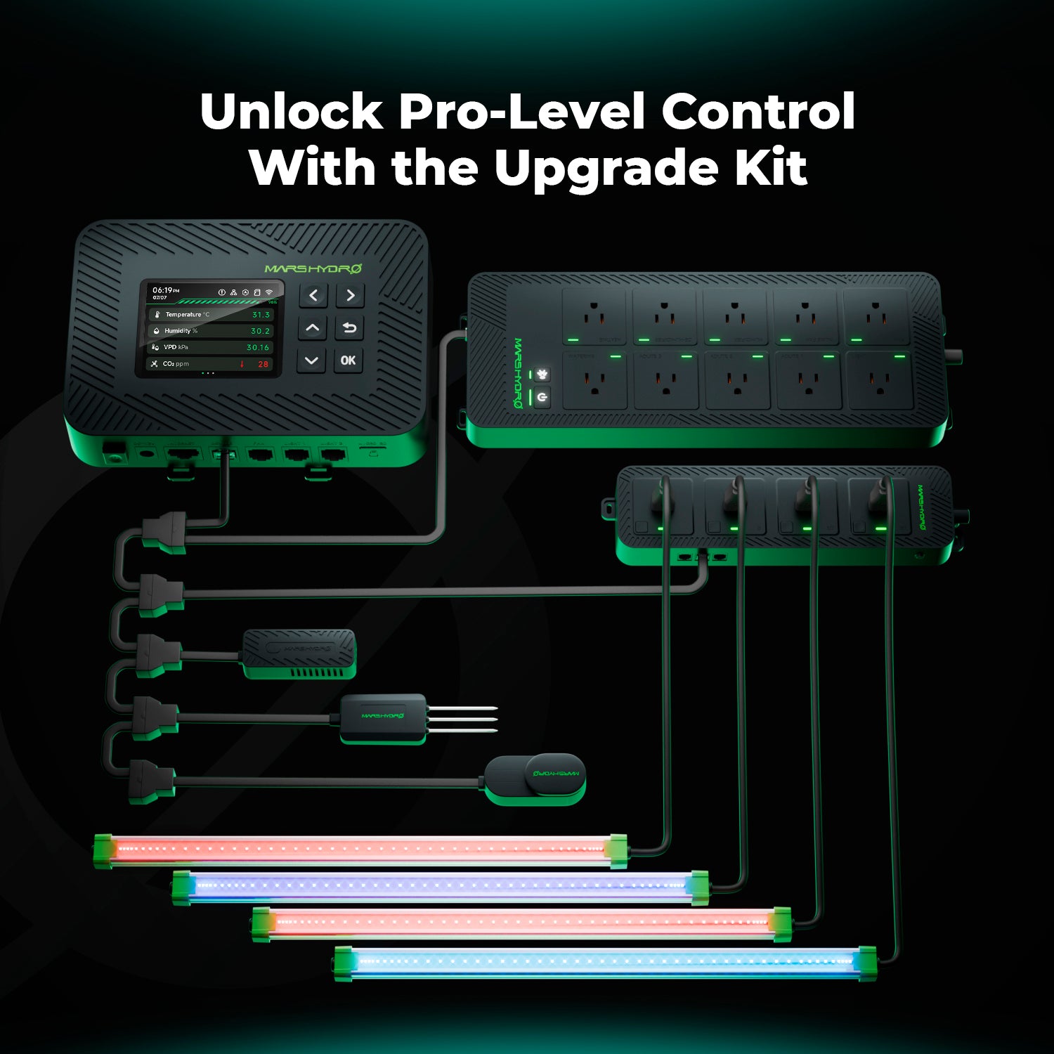 2025 Neuer Mars Hydro iControl Smart Grow Room Controller: WiFi-App-Steuerung für Licht, Temperatur, Luftfeuchtigkeit und VPD (Vorbestellung, Versand um den 30. November)