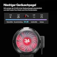 Vivosun R6 Rohrventilator 15 cm, mit variablem Drehzahlregler für die Growbox-Belüftung