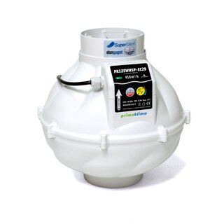 Prima Klima EC Whisperblower 450m³/h 125mm Nicht Dimmbar