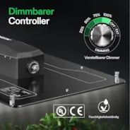 Vivosun VS2000 Vollspektrum LED Pflanzenlampe Lichtpanel 200W, hohe PPFD & geringe Wärmeentwicklung, 90 x 90cm Abdeckfläche