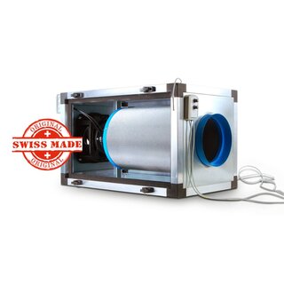 CarbonActive EC Inline FilterUnit 800m³/h 200er Flansch nur Lüfter