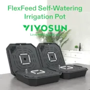 Vivosun FlexFeed Selbstbewässerndes Set aus Stoff-Topfboden und Pflanzbeuteln, automatisches Bewässerungssystem mit Reservoir-Messgerät,4er-Pack