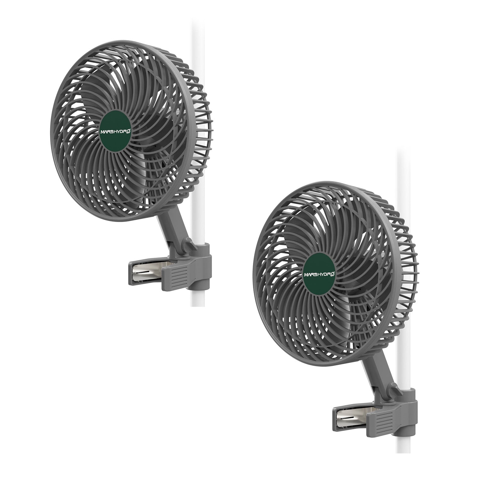 Mars Hydro M6 Grow Tent Clip Fan 6 Zoll automatisch oszillierender Lüfter – 2er-Set