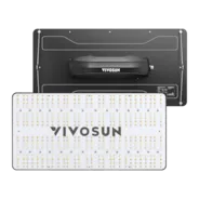 Vivosun VS2000 Vollspektrum LED Pflanzenlampe Lichtpanel 200W, hohe PPFD & geringe Wärmeentwicklung, 90 x 90cm Abdeckfläche