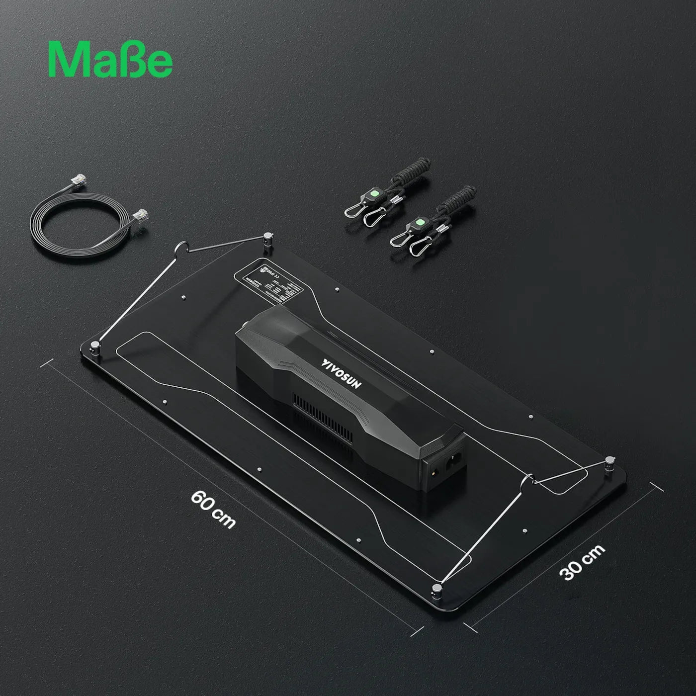 Vivosun VS2000 Vollspektrum LED Pflanzenlampe Lichtpanel 200W, hohe PPFD & geringe Wärmeentwicklung, 90 x 90cm Abdeckfläche