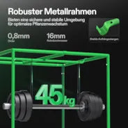 Vivosun Growbox 90x50x160cm S326, für 1-2 Pflanzen, 600D lichtdichtes Oxford-Gewebe, für den Indoor-Pflanzenanbau