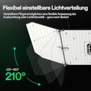 Vivosun AeroLight Wing AW200SE Vollspektrum LED Pflanzenlampe 200W, mit Integriertem Zirkulationsventilator, Kompatibel mit App, 120 x 60 cm Abdeckfläche