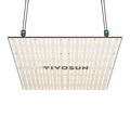 Vivosun VS4000 Vollspektrum LED Pflanzenlampe Lichtpanel 400W, hohe PPFD & geringe Wärmeentwicklung, 120 x 120 cm Abdeckfläche