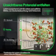Vivosun LumaRay Lichtleiste (8-Balken), Vollspektrum LED-Lichtbalken, SGS-kompatibel