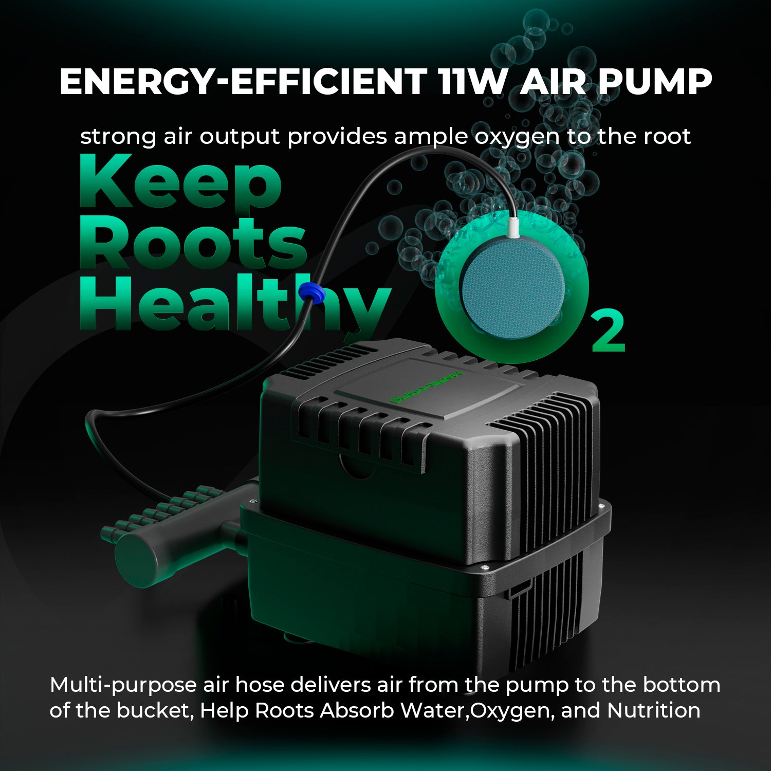 Intelligente Steuerung – Mars Hydro DWC (Deep Water Culture) 4 Eimer Hydroponisches Anbausystem-Kit mit iTime für intelligente Steuerung