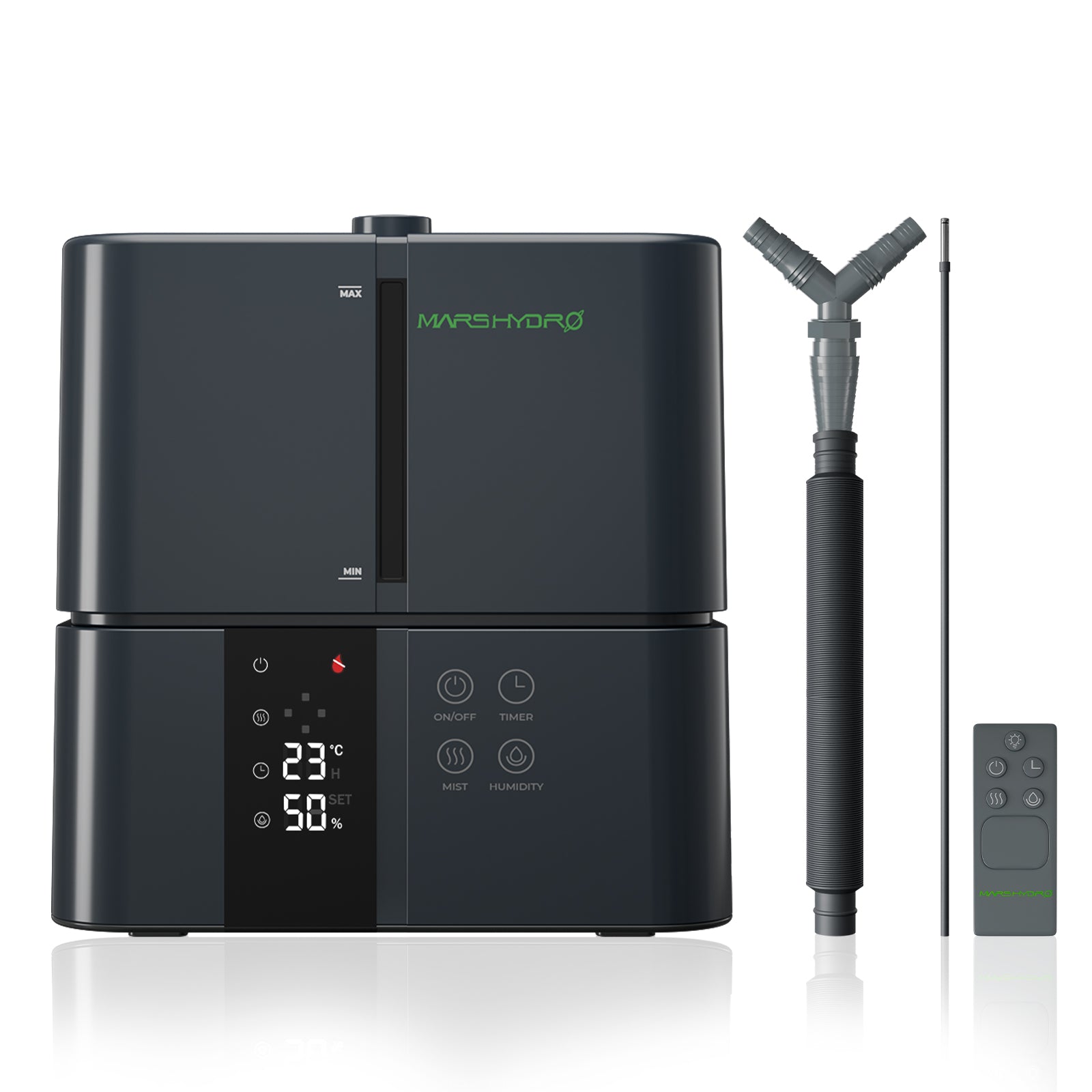 【🔥3x Punkte】Mars Hydro 5L Indoor Cool Mist Luftbefeuchter mit VPD-Feuchtigkeitskontrolle für Grow Tent Gewächshauspflanzen