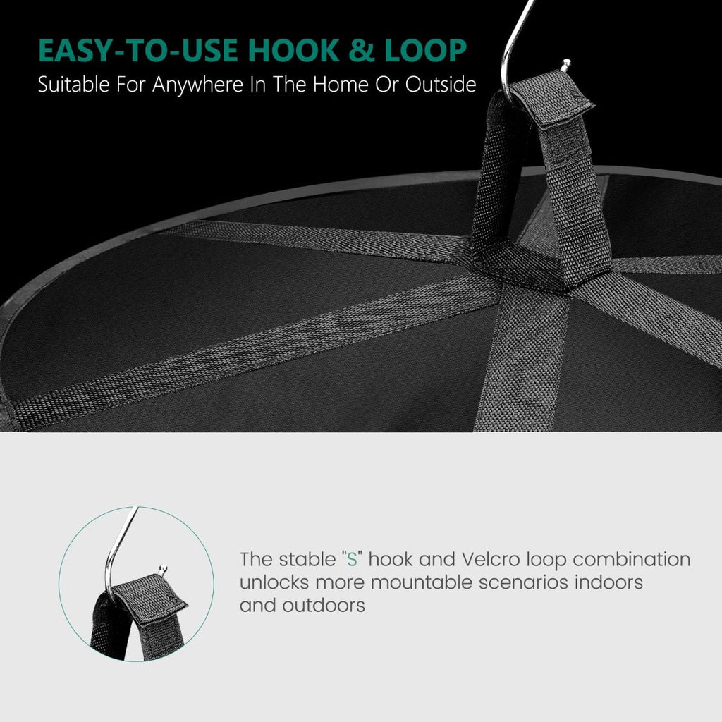 Mars Hydro 6-lagiges Kräuter-Trockengestell aus Netzgewebe mit Gartenschere