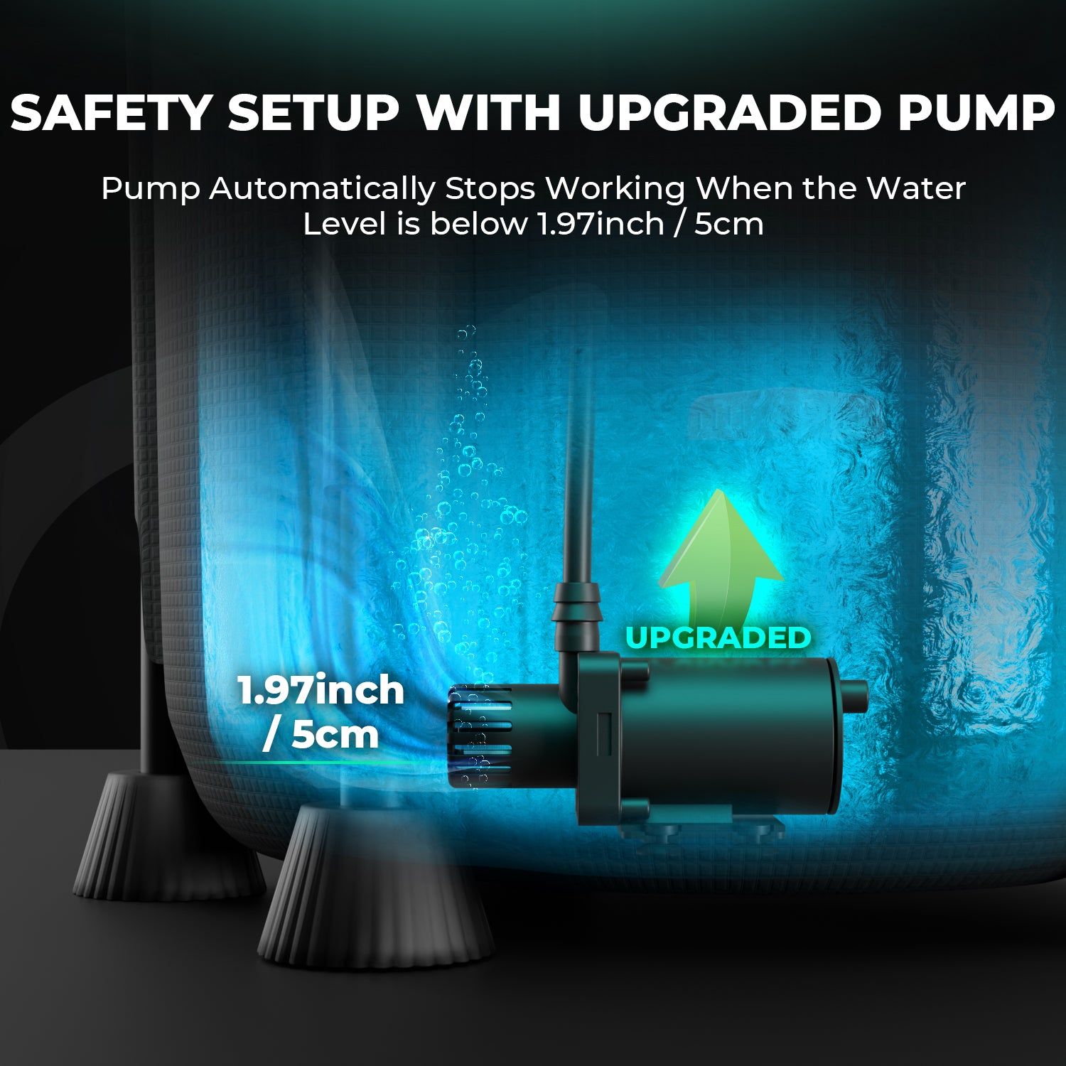 [Intelligente Bewässerungssteuerung] Tropfbewässerungssystem Mars Hydro 50L mit faltbarem Eimer und intelligenter Steckdosenleiste iHub Pro