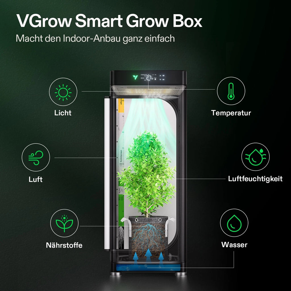 Vivosun  Hydroponik-Grow-Bundle – VGrow Smart Box & DWC Set