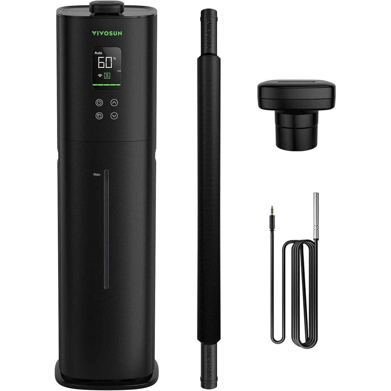 Vivosun AeroStream H09 Smarter Luftbefeuchter 9L mit Temperatur- und Luftfeuchtigkeitssonde